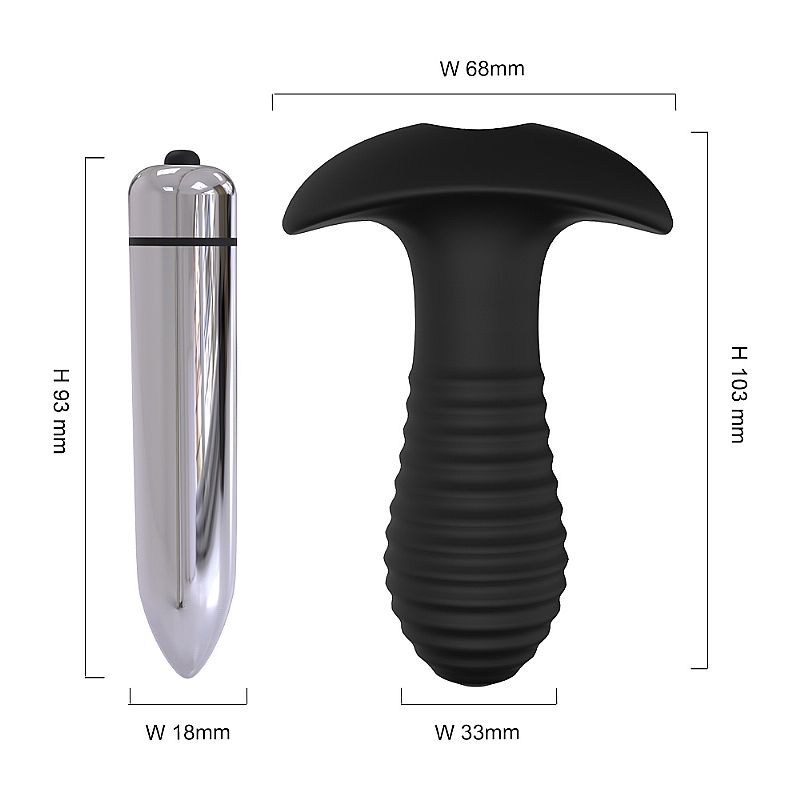 Plug Anal Spiral S-Hande com Vibro: Inovação e Prazer com Silicone Soft Touch - Imagem 3