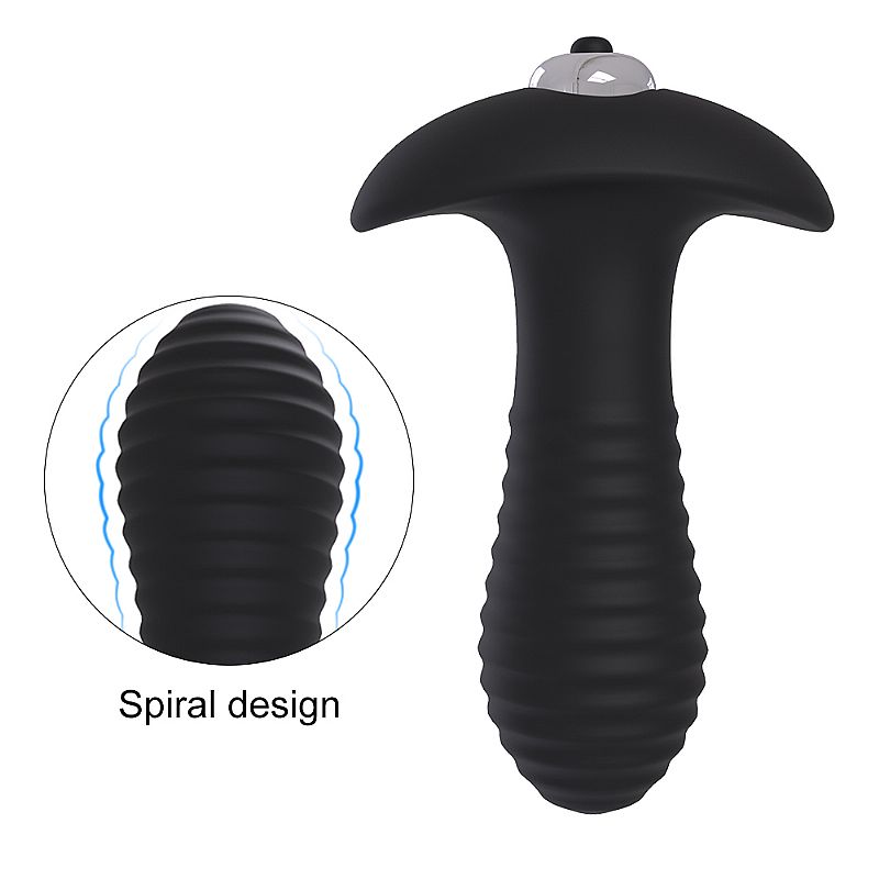Plug Anal Spiral S-Hande com Vibro: Inovação e Prazer com Silicone Soft Touch - Imagem 2