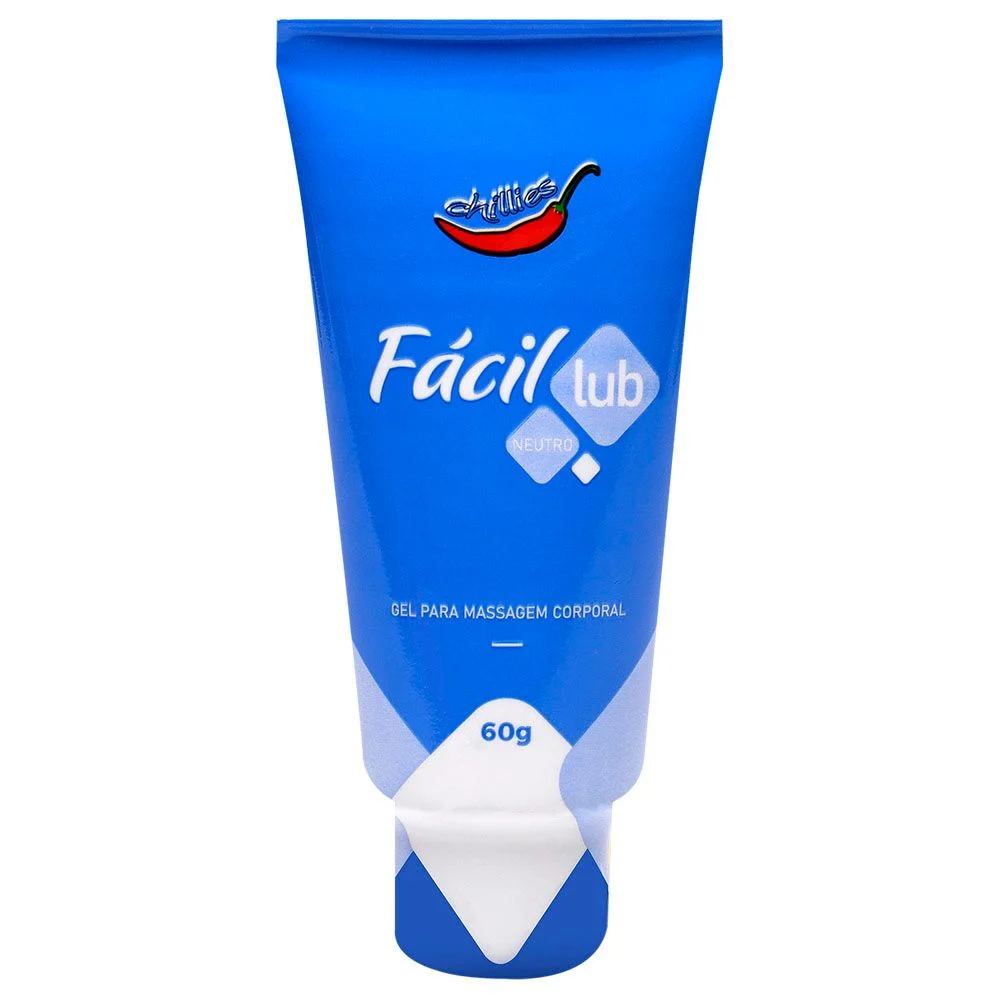 Lubrificante Íntimo Neutro Fácil Lub Gel 60g Chillies - Imagem 2