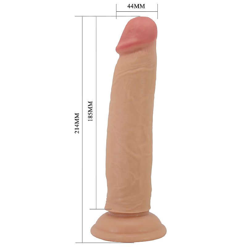 Dildo Realístico Dupla Camada Keon Pretty Love 18,5 cm Bege - Imagem 6