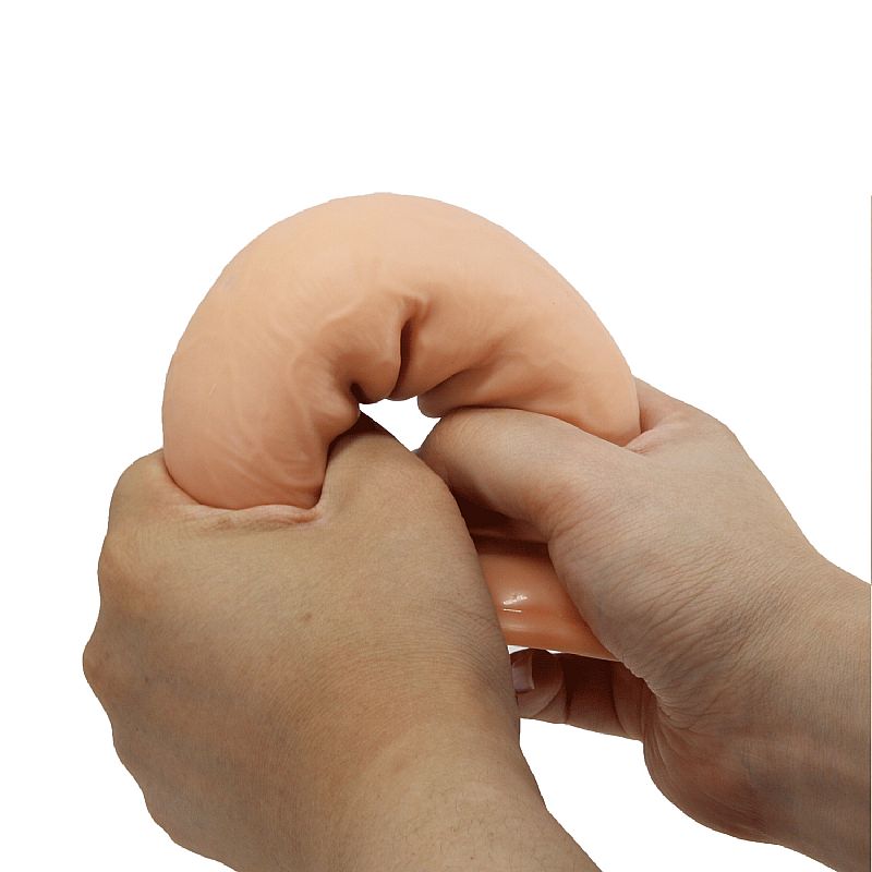Dildo Realístico Dupla Camada Keon Pretty Love 18,5 cm Bege - Imagem 8