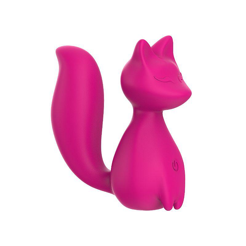 Vibrador Ponto G Fox Elliot SI - Formato de Raposa com 10 Vibrações Recarregável e à Prova dÁgua