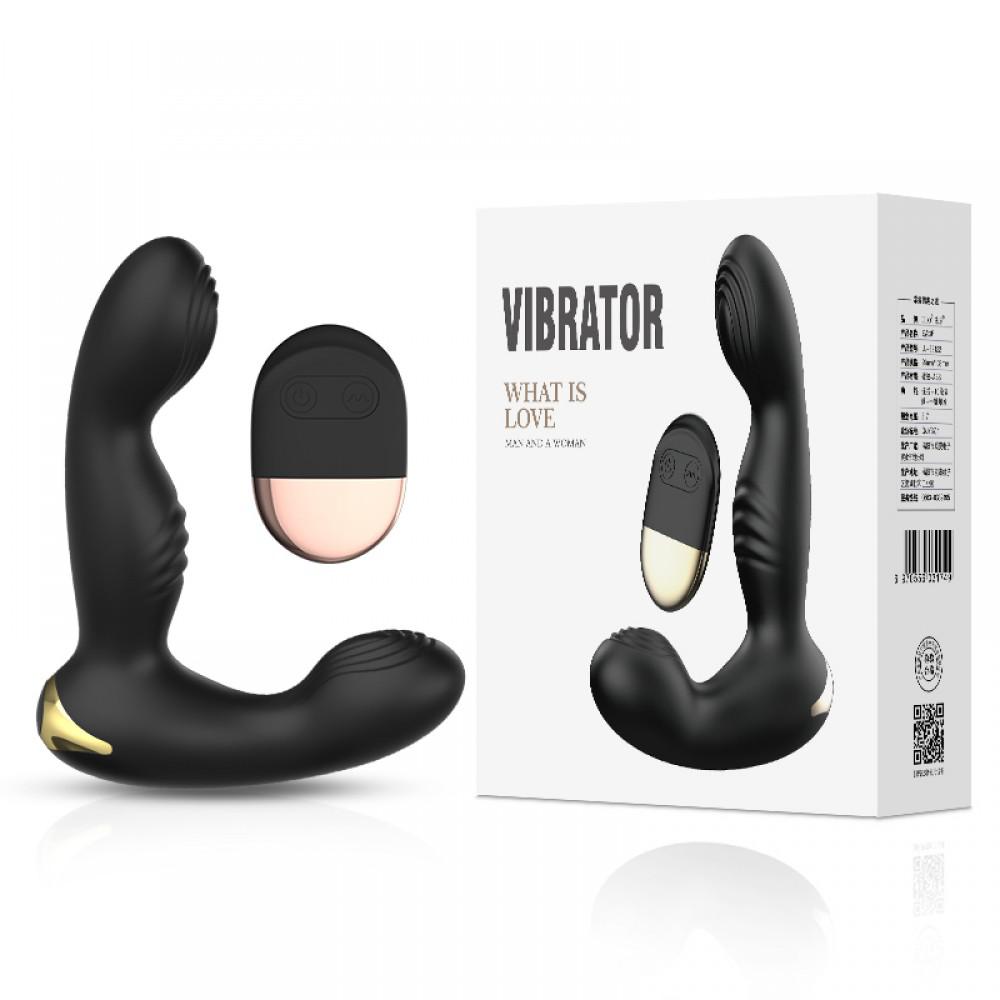 Estimulador de próstata com controle remoto em silicone cirúrgico 10 modos