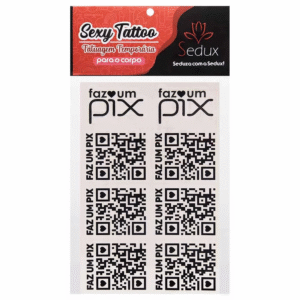 Tatuagem Temporária Erótica Faz Um Pix 10x15cm Sedux