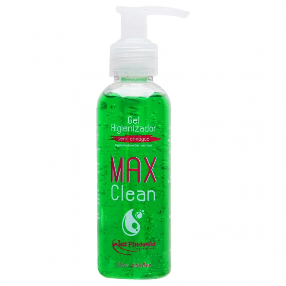 Higienizador Max Clean 120Ml La Pimienta - Proteção e Limpeza para Seus Brinquedos Eróticos