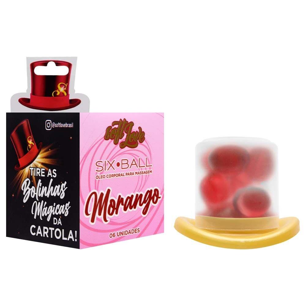 Bolinhas Explosivas Beijável Morango 6un - For Sexy