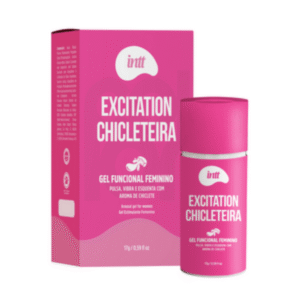Gel de Prazer Feminino Excitation Chicleteira - Aquecimento e Pulsação