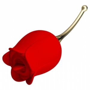 Estimulador de Clitóris Rosa Rose Lover Pretty Love 12 Vibrações