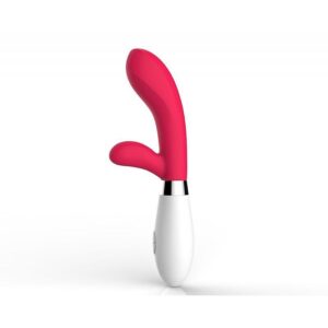 Vibrador duplo motor silicone 10 vibrações clitóris e ponto G