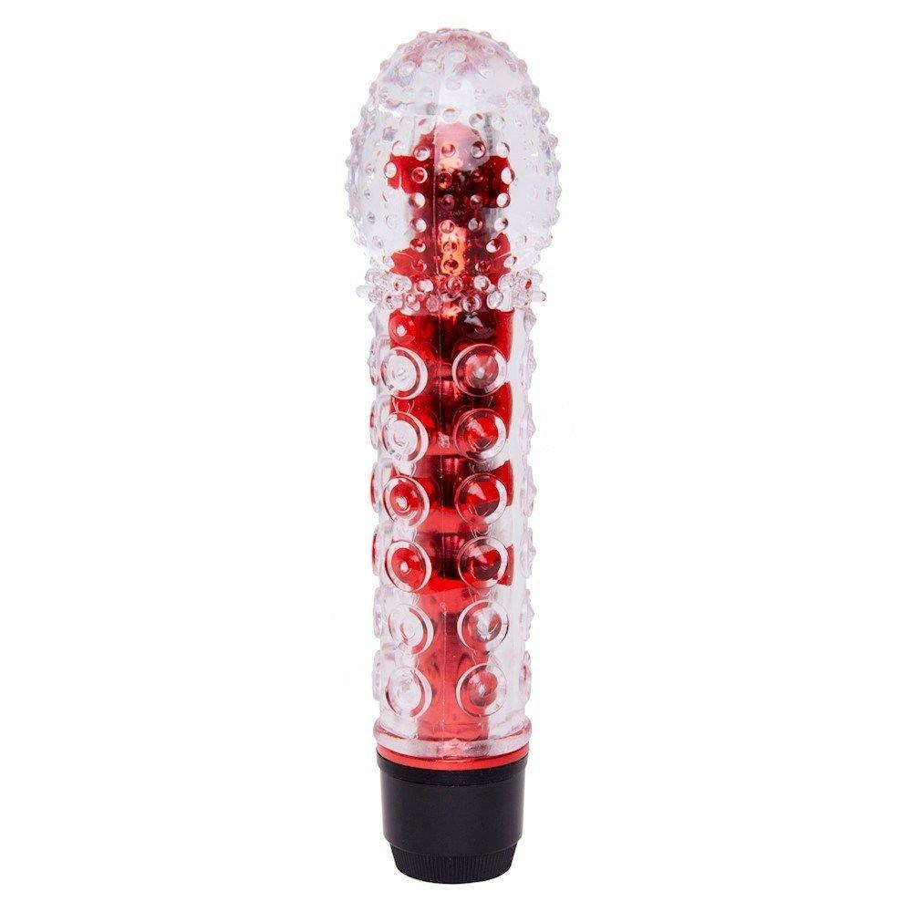 Vibrador Personal Vermelho Sensor Pérolas Gtoys