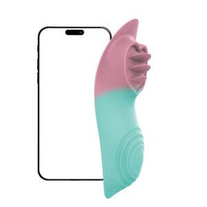 Vibrador de Clitóris com App e Estimulador de Língua – Longa Distância