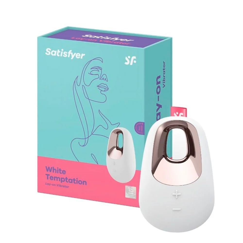 Vibrador Satisfyer White Temptation Branco 15 modos de vibração