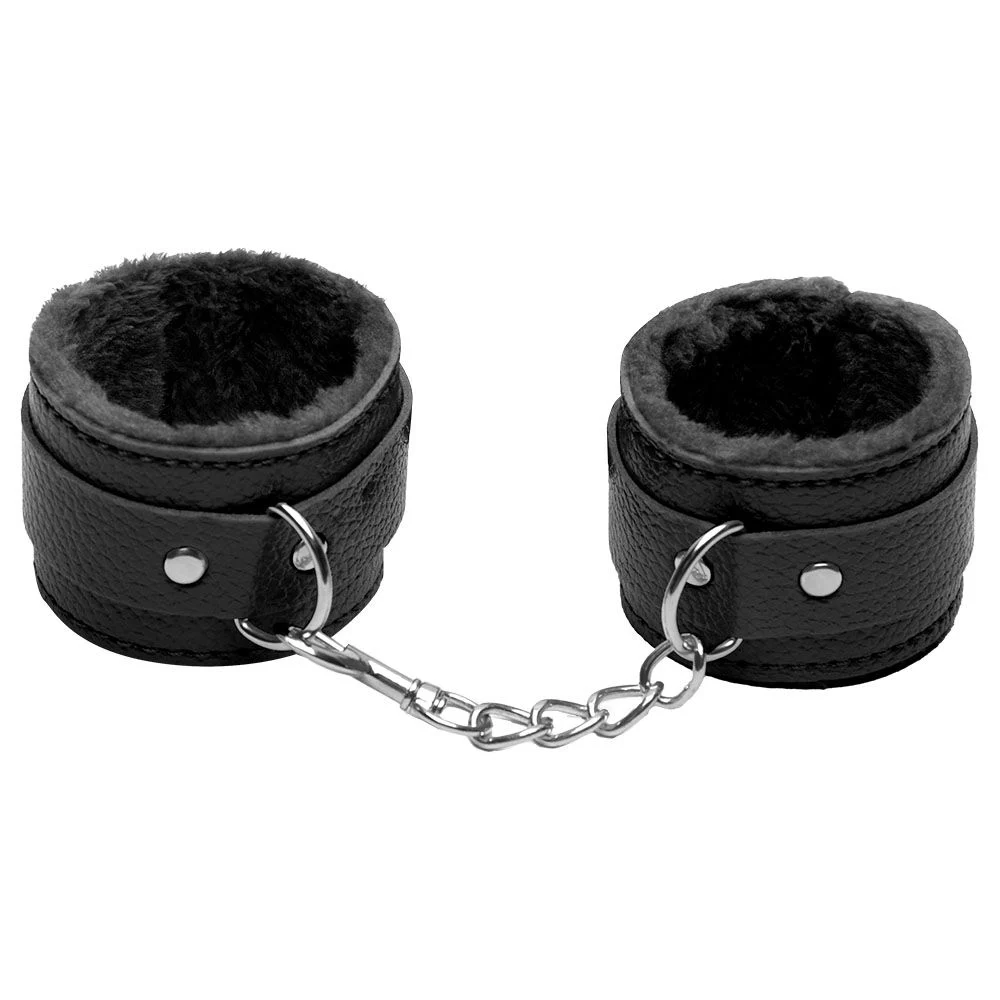 Algemas em couro com forro macio Youvibe para bondage