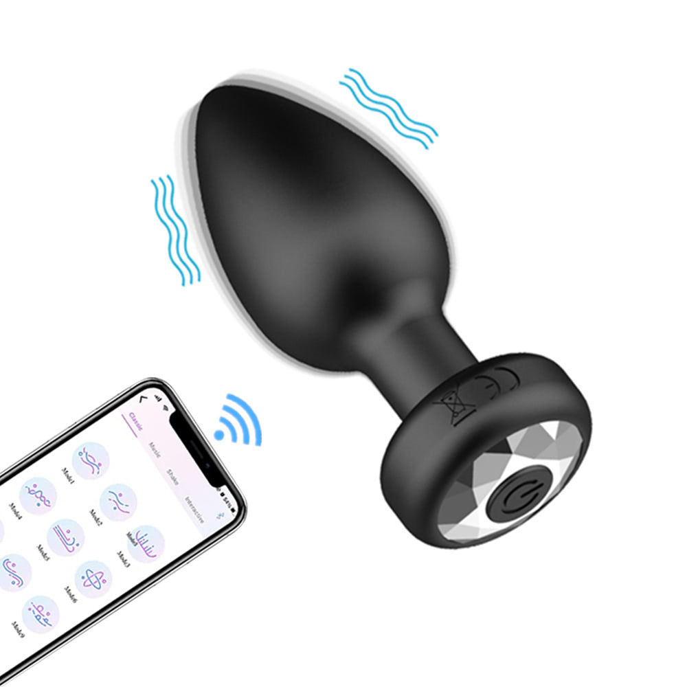 Plug Anal Vibratório Silicone 10 Modos App YOUVIBE - Imagem 3