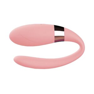 Vibrador de Casal Crypl 7 Vibrações Com Controle Remoto Rosa