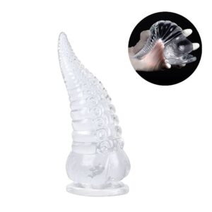 Plug Anal Silicone Formato Dildo com Ventosa 15,5x4,0 cm