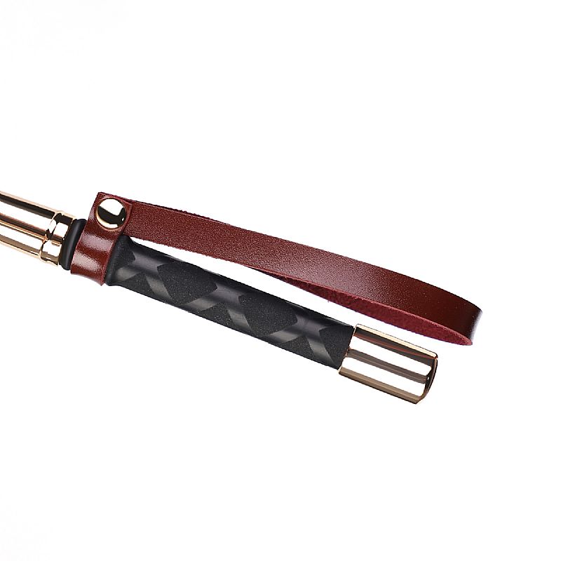 Chibata de Couro PU para Dominação – 44,3 cm | KMV - Imagem 4