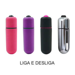 Mini vibrador bullet YOUVIBE com ponta arredondada para estimulação